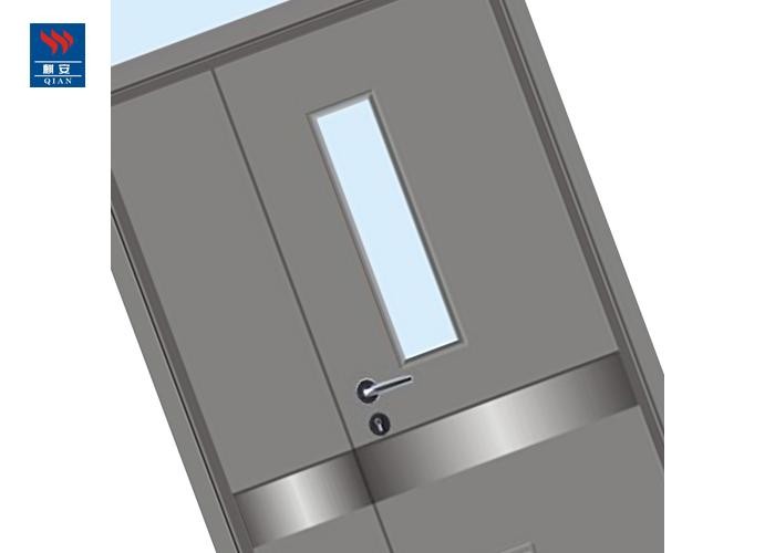Steel Vision Panels 1 Hour FD60 Fire Doors For Hospitals