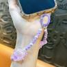 Buy cheap Luxury Phone Chain Strap Flash Diamond Crystal Strawberry Cell Phone Beaded Strap from wholesalers