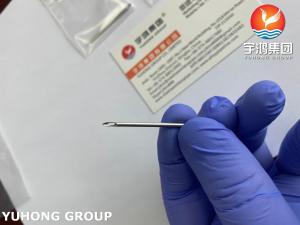 China Stainless Steel Back-Eye Needle Tube , ISO9626 AV Fistula Needle For Dialysis on sale