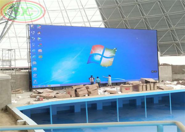 High brightness 6000 nits outdoor digital LED billboard LED display under the