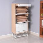 Hallway Space Saving 25 Pairs 137cm Wood Shoe Organizers