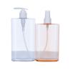 Buy cheap 500ml Orange rectangle smooth with white pump for shampoo lotion bottle from wholesalers