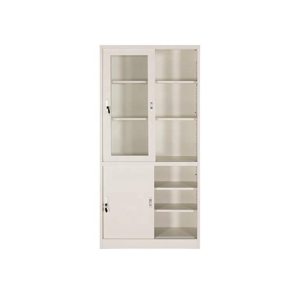 Buy cheap Corrosion Resistant Hygienic Two Glass Door Filing Cabinet from wholesalers