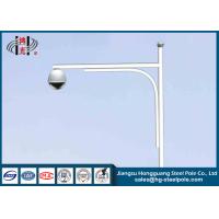 Buy cheap Powder Coated Galvanized CCTV Camera Posts for Security / Traffic Surveillance product