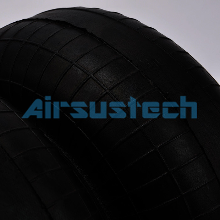 Black Firestone Air Bag W01-358-7442 Rubber Bellows Style 22-1.5 For Trucks And Trailers