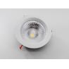 Buy cheap 12W - 18W Black High Power COB LED Down Light 60 Beam Angle Dimmable For Hotels from wholesalers