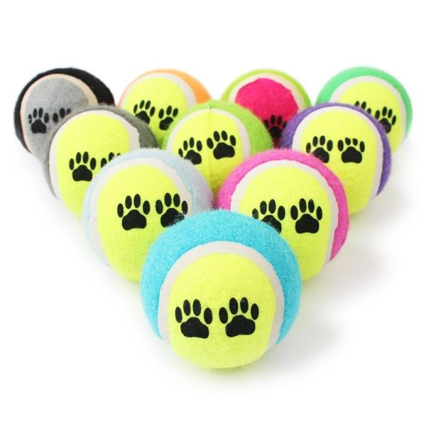 Buy cheap Pet Dog Cat Footprint Pattern Tennis Ball Toys from wholesalers