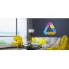 Buy cheap Triangle RGBIC LED Wall Lights For Gaming Setup Bedroom Works Voice Controlled from wholesalers