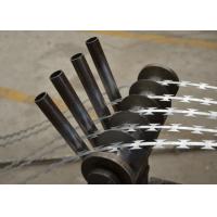 Buy cheap Concertina Razor Wire Creates Security Barrier To Protect Property product