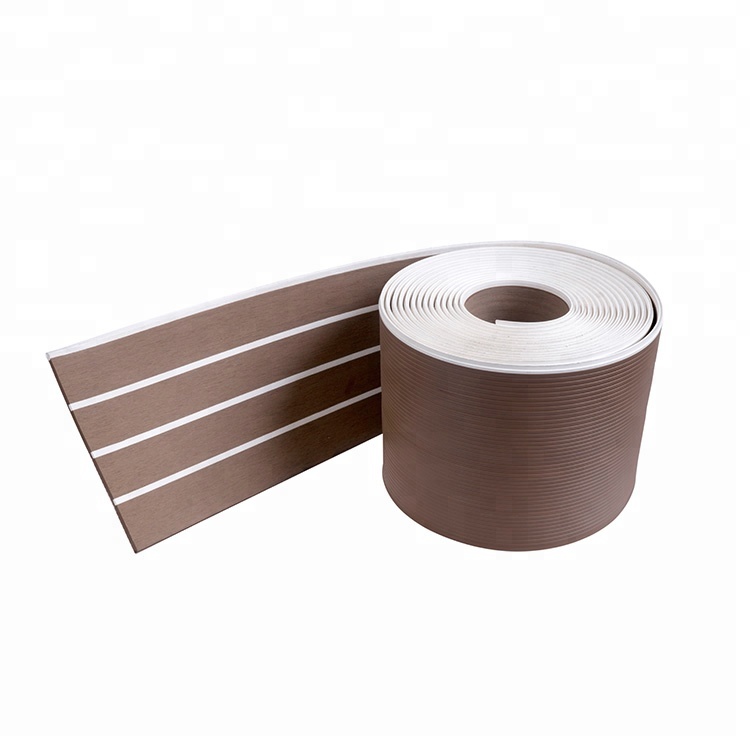 HAIXING/LIKEWOOD 19cm Width PVC Boat Teak Decking Marine Synthetic Teak for Yacht