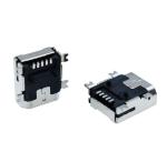 HuaYong 1.0A Type B SMT Micro Usb Surface Mount Connector