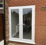 Customizable PVC Aluminum Glass Entry Door Modern With Strong Durability