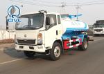 6x4 12m3 SINOTRUK HOWO 336hp Sewage Pump Truck With Safety Belts Tires12.00R20