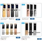 0.5S Recognition Speed Hotel Smart Locks with Mortise and Zinc Alloy Lock Body