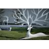 Buy cheap Outdoor Animal Garden Ornaments Statue Stainless steel Deer 100cm Painted from wholesalers