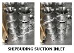 Stainless steel suction port for marine sewage well-stainless steel water tank