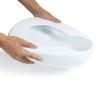 Buy cheap Thick Bedpan for Women Men Bed Pan for Elderly Females Heavy Duty Bedpan for Men Hospital Home Bed Pan Emergency Device (White) from wholesalers