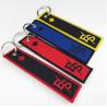 Buy cheap Custom Fabric Embroidery Key Tags For Motorcycle Ebroidered Keychains from wholesalers