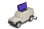 Classic Car Shaped Bluetooth Speaker Combines Solar Flashlight And Radio