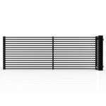 Mesh LED Media Facade Natural Ventilation Homogeneous Structure