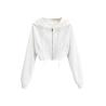Buy cheap Ultra Short Style Sports Hoodies Waist Closed Fish Bone Long Sleeve from wholesalers