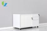 Steel Mobile Caddy Tambour Door Cabinet Office Furniture