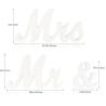 Buy cheap Large White Mr & Mrs Sign for Wedding Table with Just Married Banner - Wooden Letter Decorations for Anniversary from wholesalers