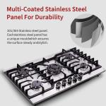 Outdoor Stainless Steel Built In Gas Stove 5 Burner