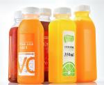 Disposable 300ml Juice Bottle Safe Portable Clear Plastic Drinking Bottles