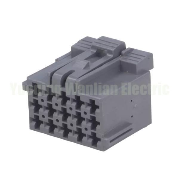 15 Pin 1-967623-6 Car Unsealed Connector Auto Modification Plug Parts Grey Automotive AC Assembly Wiring Socket