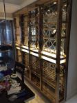 China Wine Shelves Fabrication Custom Stainless Steel Factory Price