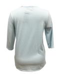 ITY Jersey + Viscose Jersey Ladies Casual T Shirts Half Sleeve Top Normal Length