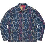 Loose Oversized Embroidered Denim Jackets Winter Custom Vintage