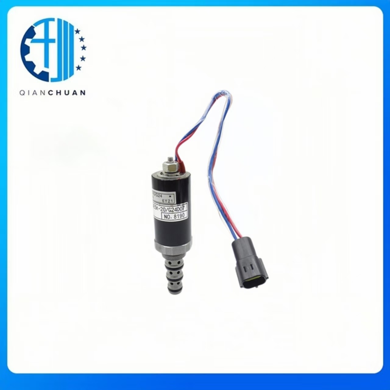 Solenoid Valve KWE5K-20/G24D07-T For Kato HD820 HD1430-3 SY135 SY335 SY225 Excavator