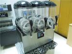 Table Top Commercial Frozen Drink Slush Machine 3 Bowl Stainless Steel Material