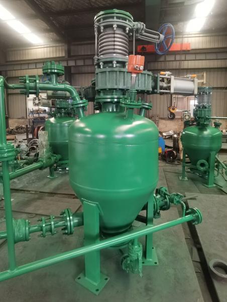 Buy cheap Thick Phase Conveying Equipment Bin Pump Powder Airflow Pneumatic Conveying Bin Pump PLC Control from wholesalers