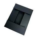 Black Folding Packaging Gift Box Custom Foldable Box 245*160*73mm