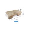 Buy cheap Durable Camping Inflatable Car Bed , Car Air Mattress With 6 Momths Warranty from wholesalers