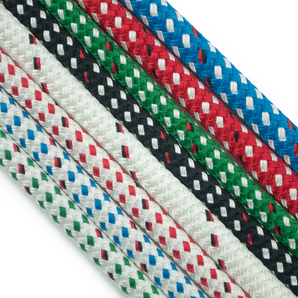 6mm Black Braided Nylon Rope for Customized Specifications from YILIYUAN in Black