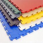 Anti Slip PVC Garage Floor Mat 498*498mm PVC Tile Garage Flooring