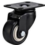 light duty 2" rigid black PU caster , 2.5 inch, 3 inch PU castor, small fixed