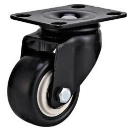 Buy cheap light duty 2" swivel black PU caster , 2.5 inch, 3 inch PU castor, small caster, lacque caster from wholesalers