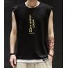 Buy cheap Oem Apparel Manufacturers Men'S Round Neck Loose Sleeveless Vest Print Vest T - Shirt from wholesalers