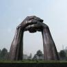 Buy cheap Large Outdoor Bronze Sculptures , Bronze Etiquette Door Sculpture from wholesalers