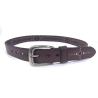 Buy cheap Studded Rivet Real Leather Punk Rock Belt For Male Brown Color from wholesalers