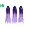 Buy cheap Braid Purple 24 Inch Synthetic Hair Pieces , False Hair Pieces Hair Extensions Type from wholesalers
