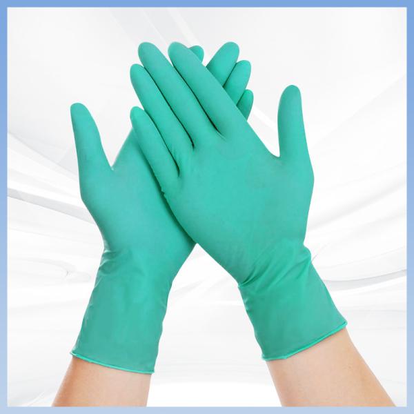 Buy cheap Green Hygienic Nitrile Gloves Food Safe Prep Safe 6 Mil Nitrile Gloves from wholesalers