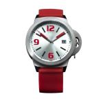 Date Function 5ATM Silicone Quartz Watch 45mm 5 Bar Water Resistant Quartz