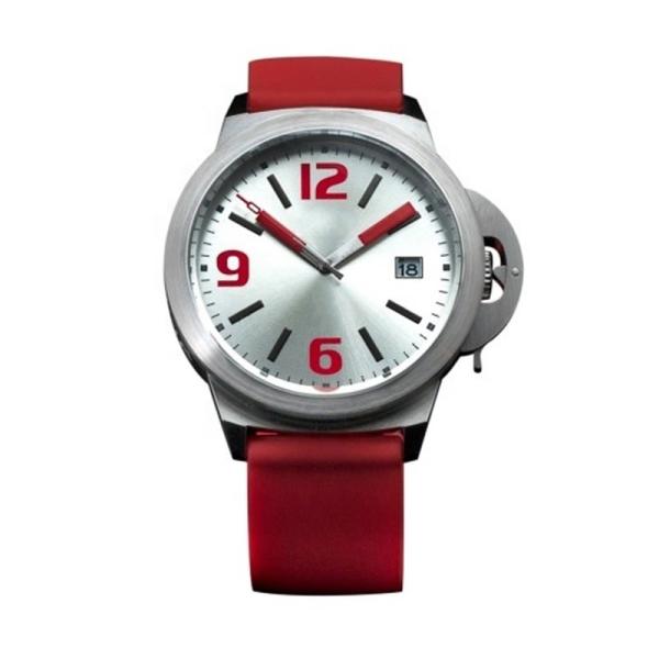 Buy cheap Date Function 5ATM Silicone Quartz Watch 45mm 5 Bar Water Resistant Quartz from wholesalers