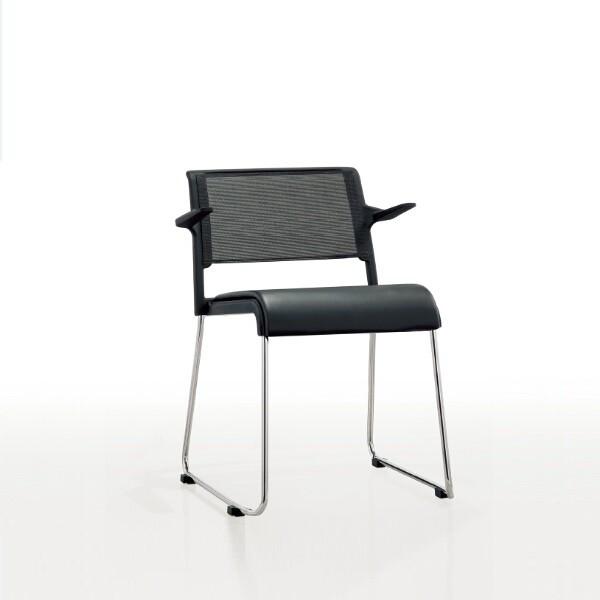 Buy cheap sled frame mesh training chair from wholesalers